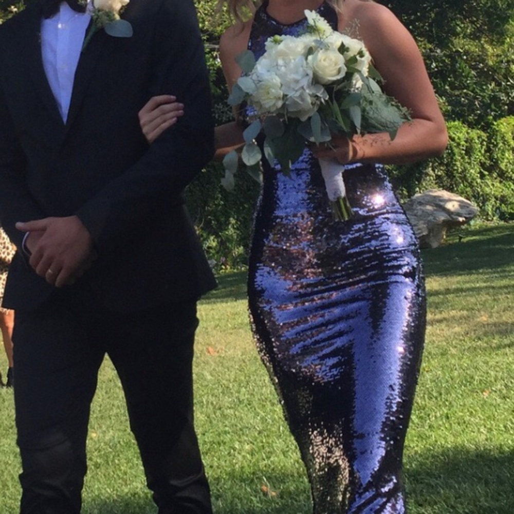 Lulus sequin maxi dress in pewter - Picture 5 of 5